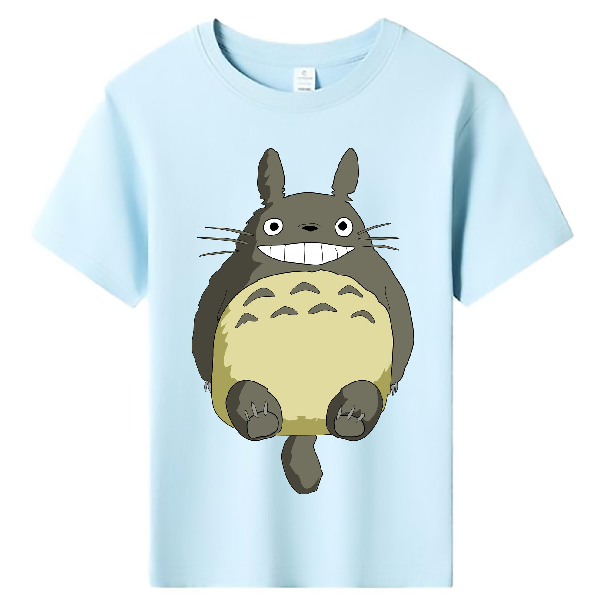 （画像用） となりのトトロ 草壁メイ 草壁サツキ My Neighbor Totoro Satsuki Kusakabe Mei Kusakabe 綿100％キッズTシャツ（フロントプリント）